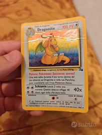 Carta Pokémon Dragonite Holo Fossil Vintage