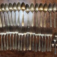 Posate in Alpacca fine '800 (Vintage-Antiquariato)