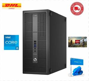 🔥HP ELITEDESK 800 I5 16/512GB RX 560 DEDICATA🔥💯
