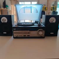 IMPIANTO STEREO CON GIRADISCHI 