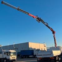 Scania P280 Euro 6 con gru PK 12502 + ribaltabile