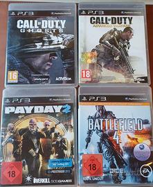 Lotto 4 giochi PS3 – Call of Duty, Battlefield