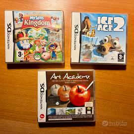 Lotto 3 videogiochi Nintendo DS