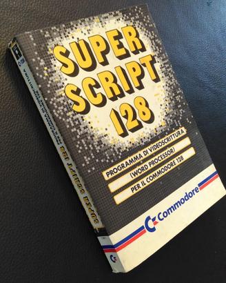 Commodore super script 128 + 3 dischetti