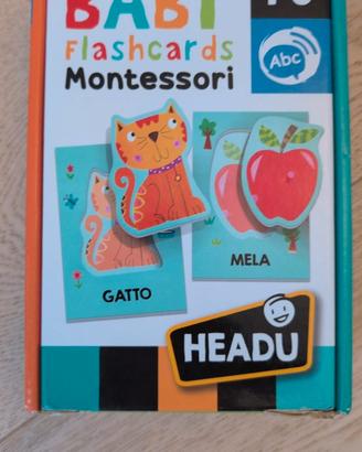 Gioco montessori di carte
