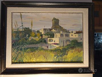 Forio Ischia olio su tela