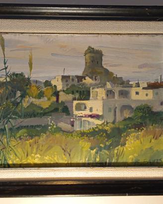 Forio Ischia olio su tela