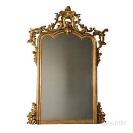 Specchiera in oro zecchino