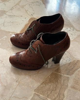 Tacchi ApePazza in vera pelle-tacco 9,5 cm