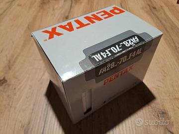 Scatola Pentax obiettivo