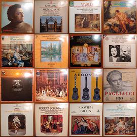 Lotto Album 16 Vinili Dischi di Musica Classica