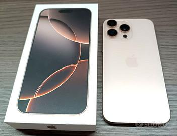 Iphone 16 Pro Max 256 GB Desert Tit. in garanzia
