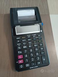 Calcolatrice Casio Nera con Stampa 12 Cifre / Casi