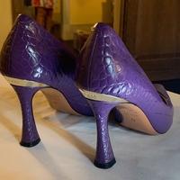 Scarpe Pinko in pelle viola