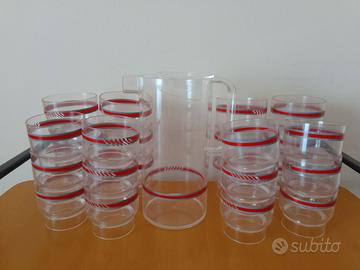 24 Bicchieri e caraffa Guzzini