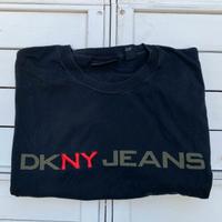 Tshirt Uomo Tg. M DKNY Jeans Nero Cotone