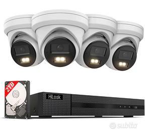 Kit Telecamere da esterno 4k con rilevamento
