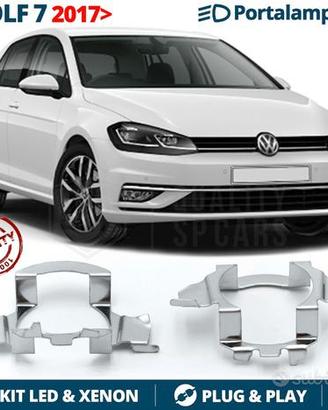 ADATTATORI per VW GOLF 7 17> Montaggio KIT LED H7