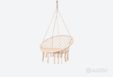 Poltrona sospesa Macramé