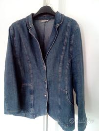 giacca jeans tg 52 