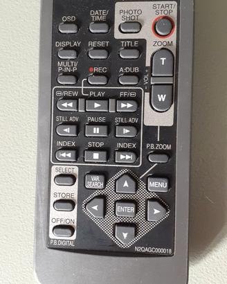 telecomando Panasonic N2QAGC000018 per videocamera