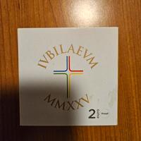 Giubileo 2025 moneta 2 euro versione proof
