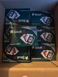 Stock 5 pack da 2 mazzi di carte Burraco Sisal