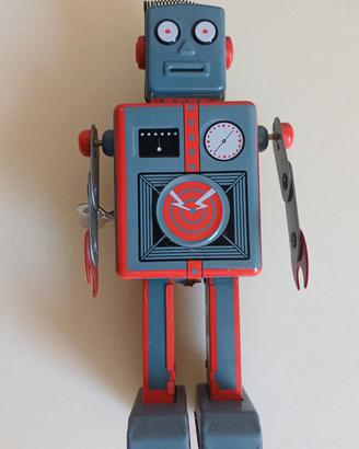 robot vintage di latta