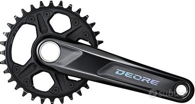 Shimano DEORE FC-M6120-1 Pedivella Boost a 12 velo