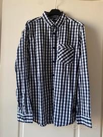 Camicia Jack & Jones Core bianca e blu scuro L
