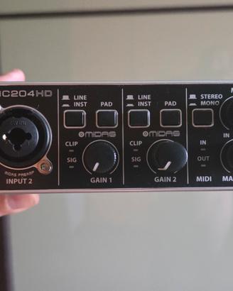 Scheda Audio Behringer Uphoria204HD