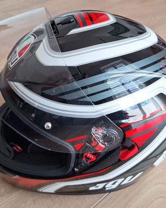 Casco Integrale AGV K-5 S Firerace Black/Red
