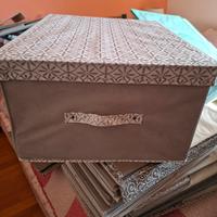 scatole in stoffa tipo organizer