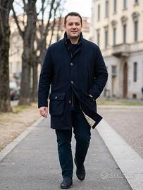 Loro Piana Giacca Parka Cachemire XL blu