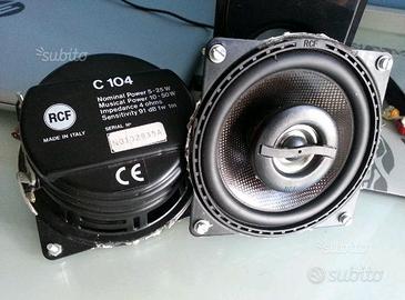 Altoparlanti speakers RCF carbonio a due vie