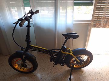 bici elettrica  argento mini max