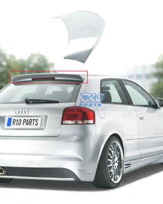 SPOILER TETTO AUDI A3 8P 3P 03-08
