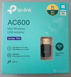 USB Adapter Mini Wireless Archer T2U AC600