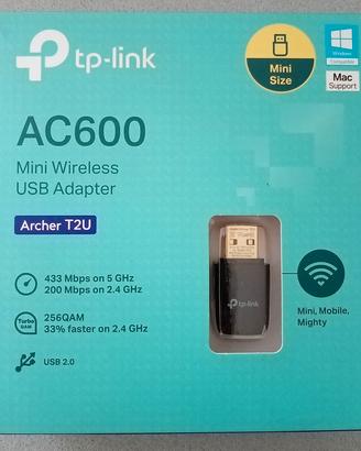 USB Adapter Mini Wireless Archer T2U AC600