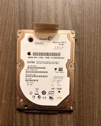 Hard Disk Seagate Momentus 5400.3 – 80GB 2.5” SATA