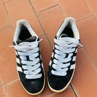 Scarpe campus adida nere e bianche