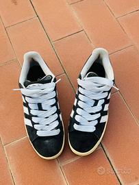 Scarpe campus adida nere e bianche