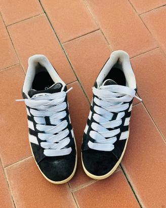 Scarpe campus adida nere e bianche