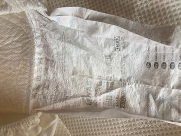 Copri materasso lettino ikea “Lenast”