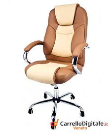 POLTRONA DA UFFICIO PRESIDENZIALE MODELLO MOU
