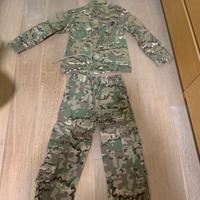 Costume militare bambino taglia M 134-140