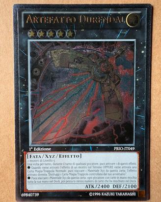 Carta Yu-Gi-Oh! Artefatto Durendal Prima edizione