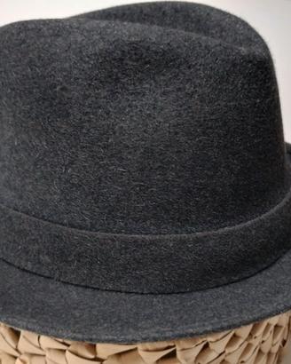 CAPPELLO UOMO BORSALINO GRIGIO SCURO