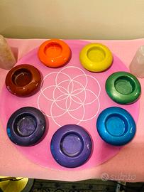 Set PORTACANDELE “ARMONIA “