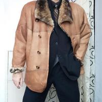 Shearling Montone   Vintage 80s  donna  beige